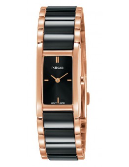 PULSAR ROSÉPLATED DAMESHORLOGE MET KERAMIEK