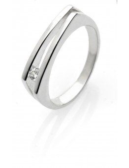 ZILVEREN  YO DESIGN RING ''SPY''