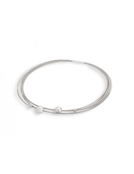 ZILVEREN COLLIER YO DESIGN FROST