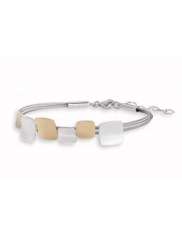 ZILVER VERGULD YO DESIGN ARMBAND SUBTILE S